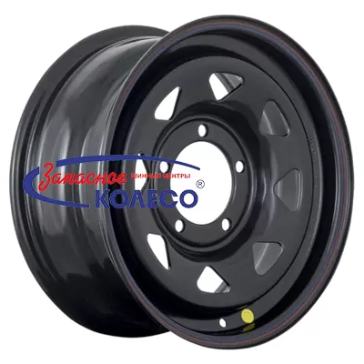 15'' 5x139,7 ET-19 D110 8,0J Off-Road Wheels УАЗ (треуг. мелкий) Черный