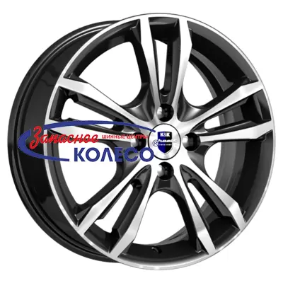 16'' 5x100 ET40 D67,1 6,0J K&K Samara (КС866) Алмаз черный SK